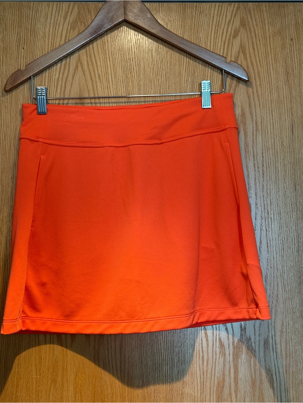 PGA Tour Airflux Golf Skort Orange Neon Tennis Athletic Skirt Size Small